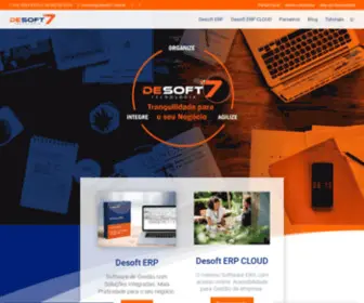Desoft7.com.br(Tranquilidade para seu Negócio) Screenshot