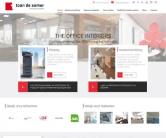Desomer.be(Complete kantoorinrichting & renovatie) Screenshot