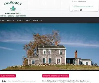 Desorcyconstructionmv.com(DeSorcy Company Inc) Screenshot