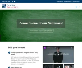 Desotobariatrics.com(Bariatric Weight Loss Surgery in the Memphis area) Screenshot