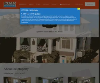 Desotobeachbandb.com(DeSoto Beach Bed & Breakfast) Screenshot