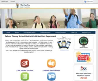 Desotocountycn.org(School Nutrition and Fitness) Screenshot