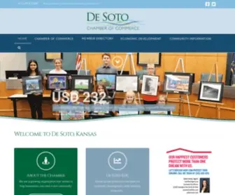 Desotoks.org(De Soto Kansas Chamber of Commerce) Screenshot