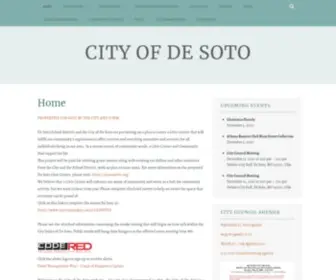 Desotomo.com(City of De Soto) Screenshot