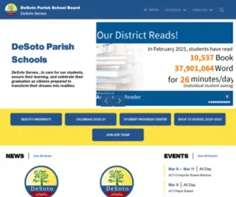 Desotopsb.com(DeSoto Parish Schools) Screenshot