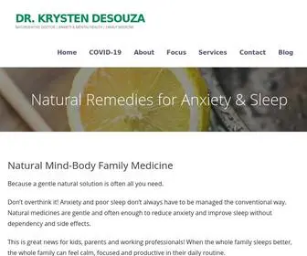 Desouzanaturopathic.com(Dr. Krysten DeSouza) Screenshot