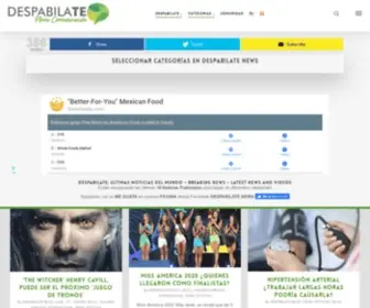 Despabilate.com(DESPABILATE NEWS) Screenshot