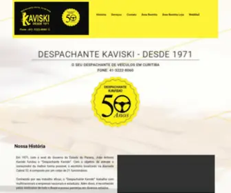 Despachantekaviski.com.br(Despachante Kaviski) Screenshot