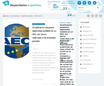 Despachantesargentinos.com(Despachantes Argentinos) Screenshot