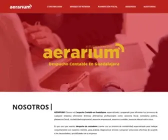 Despachoaerarium.com(Despacho contable en Guadalajara) Screenshot