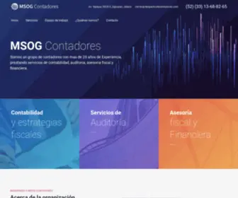 Despachodecontadores.com(MSOG Contadores SC) Screenshot