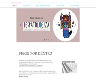 Despatologiza.com.br(INÍCIO) Screenshot