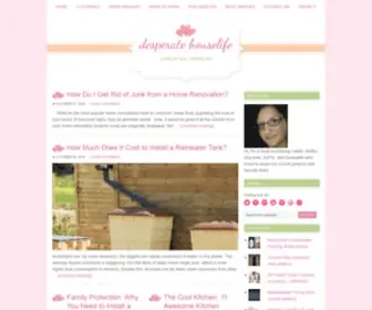 Desperatehouselife.com(Love of all things DIY) Screenshot