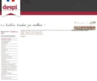 Despi-LE-Boucher.com(Boucherie en ligne) Screenshot