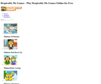 Despicablemegames.org(Despicable Me Games) Screenshot