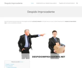 Despidoimprocedente.net(Despido Improcedente) Screenshot