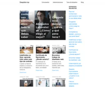 Despidos.top(El mejor asesoramiento para quienes han sido despedidos) Screenshot