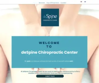 Despinechiropractic.com(DeSpine Chiropractic Center Cyprus) Screenshot