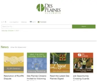 Desplaines.org(Des Plaines) Screenshot
