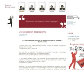 Desproges.fr(Desproges) Screenshot
