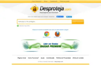 Desproteja.com(Desprotetor de link) Screenshot