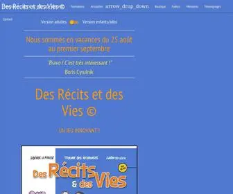 Desrecitsetdesvies.com(Des) Screenshot