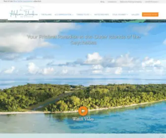 Desroches-Island.com(Seychelles Resorts) Screenshot