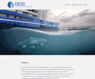 Dessaqua.com(DESS Aquaculture Shipping) Screenshot