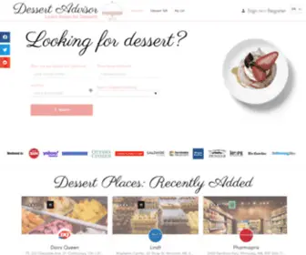 Dessertadvisor.com(Dessert Advisor) Screenshot