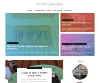 Dessertsanddecoupage.co.uk(UK Lifestyle Blog) Screenshot