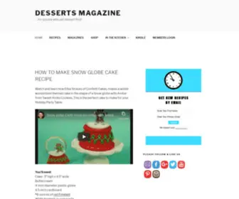 Dessertsmagazine.com(Desserts Magazine) Screenshot