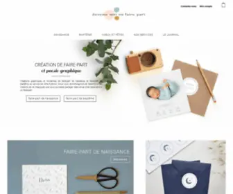 Dessinemoiunfairepart.fr(Faire-part original, moderne et tendance) Screenshot