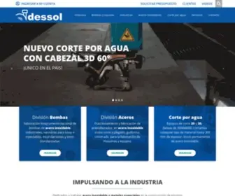 Dessol.com.ar(INICIO) Screenshot