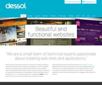 Dessol.com(Web Design & Development) Screenshot