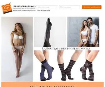 Dessous-Rennais.com(Grossiste Lingerie à Prix Réduits) Screenshot