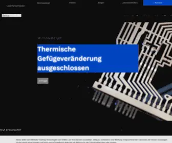 Desta-Microcut.de(DeSta Microcut GmbH & Co) Screenshot