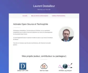 Destailleur.fr(Ce site est le Blog de Laurent Destailleur) Screenshot