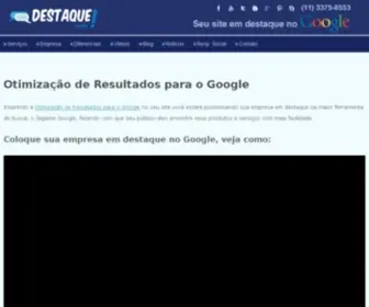 Destaqueweb.com.br(Otimização) Screenshot
