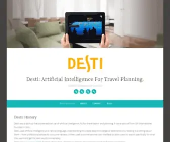 Desti.com(Management Consulting For Startups and Investors) Screenshot