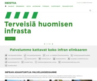 Destia.fi(Väylärakentaminen) Screenshot