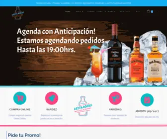 Destiladero.cl(Delivery de Bebidas Alcoholicas en la Quinta Region) Screenshot