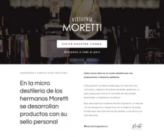 Destileriamoretti.com(Moretti) Screenshot