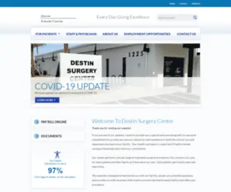 Destin-Surgery.com(Every Day Giving Excellence) Screenshot