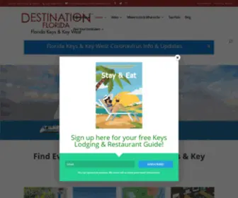 Destinationfloridakeys.com(Florida Keys & Key West) Screenshot