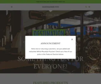 DestinationfunStores.com(Destination Fun) Screenshot