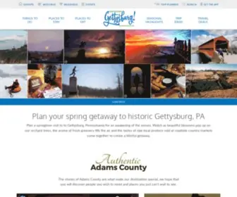 Destinationgettysburg.com(Destination Gettysburg) Screenshot