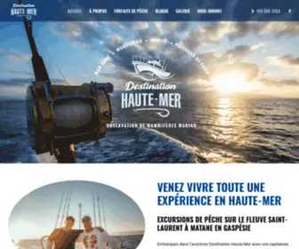 Destinationhautemer.ca(Destination Haute Mer) Screenshot