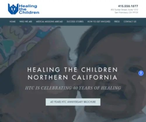 Destinationhopemissions.org(Healing the Children) Screenshot