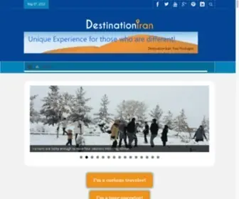 Destinationiran.com(Responsible Tourism) Screenshot