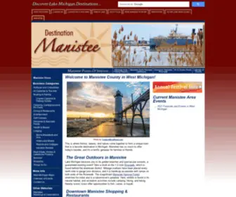 Destinationmanistee.com(Destination Manistee Michigan) Screenshot